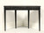 Painted Hepplewhite Style Fruit Motif Demilune Console Table