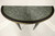 SOLD - Painted Hepplewhite Style Fruit Motif Demilune Console Table