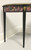 SOLD - Painted Hepplewhite Style Fruit Motif Demilune Console Table