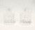 WATERFORD Crystal Ireland 4" Ferndale Juice Tumbler - Pair A *New in Open Box*