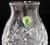 WATERFORD Crystal Ireland 5" Ferndale Hurricane Lamp with Connemara Marble