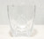 ORREFORS Sweden 7" Square Clear Crystal Vase - B