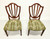 SOLD -  BAKER Historic Charleston Mahogany Hepplewhite Dining Side Chairs - Pair B