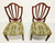 SOLD -  BAKER Historic Charleston Mahogany Hepplewhite Dining Side Chairs - Pair A