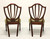 SOLD -  BAKER Historic Charleston Mahogany Hepplewhite Dining Side Chairs - Pair A