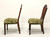 SOLD -  BAKER Historic Charleston Mahogany Hepplewhite Dining Side Chairs - Pair A