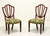 SOLD -  BAKER Historic Charleston Mahogany Hepplewhite Dining Side Chairs - Pair A