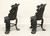 SOLD - Antique Victorian Cast Iron Grape Leaf Garden Settee & Chairs - 3 Piece Set