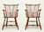 PENNSYLVANIA HOUSE Solid Cherry Windsor Dining Armchairs - Pair