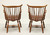 SOLD - PENNSYLVANIA HOUSE Solid Cherry Windsor Dining Armchairs - Pair