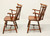 SOLD - PENNSYLVANIA HOUSE Solid Cherry Windsor Dining Armchairs - Pair