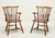 SOLD - PENNSYLVANIA HOUSE Solid Cherry Windsor Dining Armchairs - Pair
