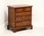 SOLD - LINK-TAYLOR Heirloom Planters Solid Mahogany Chippendale Bedside Chest - C
