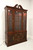 SOLD - DREXEL HERITAGE Chippendale Flame Mahogany China Display Cabinet