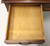 SOLD - HEKMAN Mahogany Yew Banded Traditional Secretary Desk on Tapered Legs With Spade Feet
