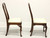 SOLD - STATTON Old Towne Cherry Queen Anne Dining Side Chairs - Pair B