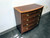 SOLD - BAKER FURNITURE Inlaid Banded Mahogany Bow Front Bachelor Chest