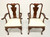 SOLD - STATTON Old Towne Cherry Queen Anne Dining Armchairs - Pair
