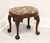 SOLD - Late 20th Century Mahogany Chippendale Ball in Claw Bench Footstool