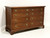 SOLD -  CRAFTIQUE Solid Mahogany Chippendale Double Dresser