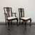 SOLD - Antique Mahogany English Chippendale Ball Claw Dining Chairs by Pratt Brothers - Set of 6
