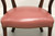 SOLD - CLASSIC LEATHER Late 20th Century Mauve Leather Game Armchairs - Pair