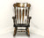 SOLD - NICHOLS & STONE Pine Stenciled Windsor Rocking Chair