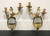 SOLD - FREDERICK COOPER Solid Brass Rococo Style Candle Wall Sconces - Pair