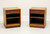 SOLD - HERITAGE HENREDON Walnut Mid 20th Century Nightstands - Pair
