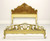 SOLD - ROMWEBER Mid 20th Century Satinwood French Provincial Queen Bed