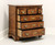 THEODORE ALEXANDER Rep•li•ca Burl Walnut Chippendale Bowfront Bachelor Chest