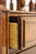 SOLD - Late 20th Century Walnut Regency Canterbury Magazine Rack