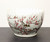 Hand Painted Chinese Birds & Cherry Blossoms Sawtooth Porcelain Bowl