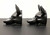 VIRGINIA METALCRAFTERS Cast Iron Fox Head Bookends - Pair