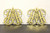 VIRGINIA METALCRAFTERS Brass Williamsburg Queen Anne Cypher Trivets - Pair