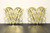 VIRGINIA METALCRAFTERS Brass Williamsburg Queen Anne Cypher Trivets - Pair