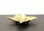 VIRGINIA METALCRAFTERS Brass Oskar J.W. Hansen Coleus Calavo Leaf Bowl 4-33