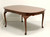 SOLD - HENKEL HARRIS 2211 24 Solid Wild Black Cherry Queen Anne Dining Table 