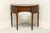 SOLD - BAKER Inlaid Mahogany Hepplewhite Demilune Console Table / Server - B