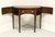 SOLD - BAKER Inlaid Mahogany Hepplewhite Demilune Console Table / Server - A