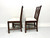 SOLD - HENKEL HARRIS 101S 29 Mahogany Chippendale Dining Side Chairs - Pair C