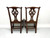 SOLD -  HENKEL HARRIS 101S 29 Mahogany Chippendale Dining Side Chairs - Pair B