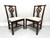 SOLD -  HENKEL HARRIS 101S 29 Mahogany Chippendale Dining Side Chairs - Pair B