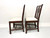 SOLD  -  HENKEL HARRIS 101S 29 Mahogany Chippendale Dining Side Chairs - Pair A