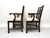 SOLD - HENKEL HARRIS 101A 29 Mahogany Chippendale Dining Armchairs - Pair
