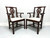 SOLD - HENKEL HARRIS 101A 29 Mahogany Chippendale Dining Armchairs - Pair