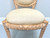 1980's Carved Whitewashed Wood Boho Rope Twist Dining Side Chairs - Pair B