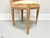 1980's Carved Whitewashed Wood Boho Rope Twist Dining Side Chairs - Pair B