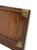 SOLD - HENREDON Asian Japanese Tansu Campaign Style Queen Size Headboard