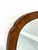 SOLD - BAKER Burl Walnut Asian Inspired Wall Mirror with Clipped Corners